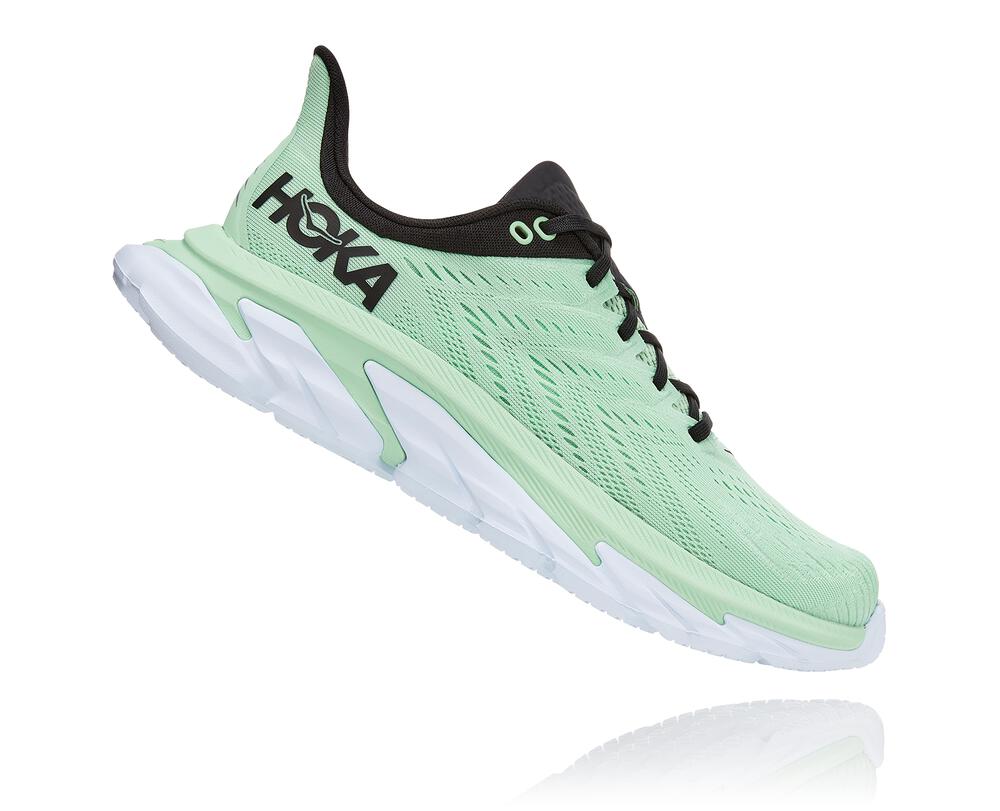 Hoka One One Clifton Edge Moški Road Tekaški Čevlji Zelena / Modra SI-046921E